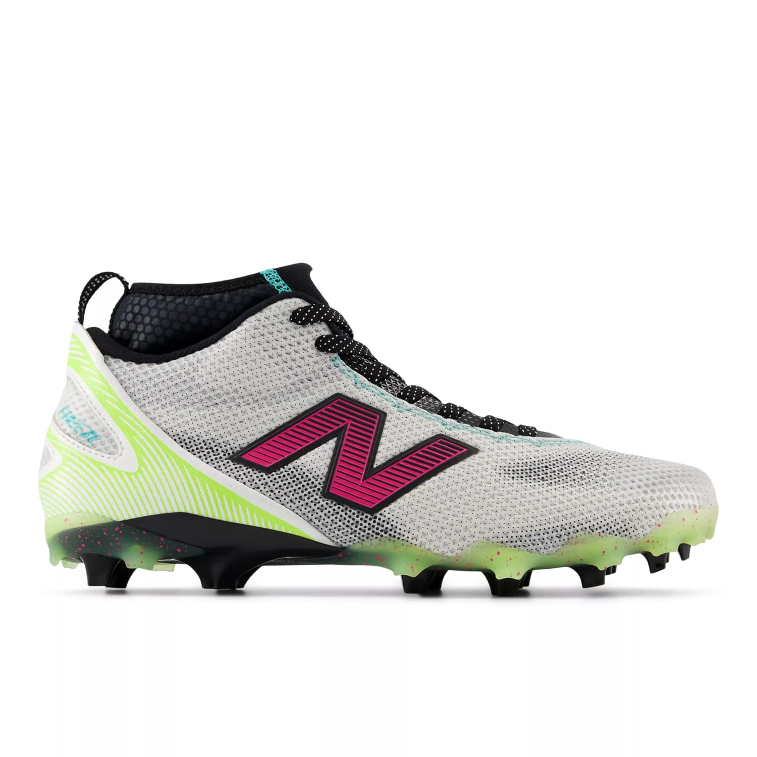 New Balance Freeze V5 LE White Black Lacrosse Cleats