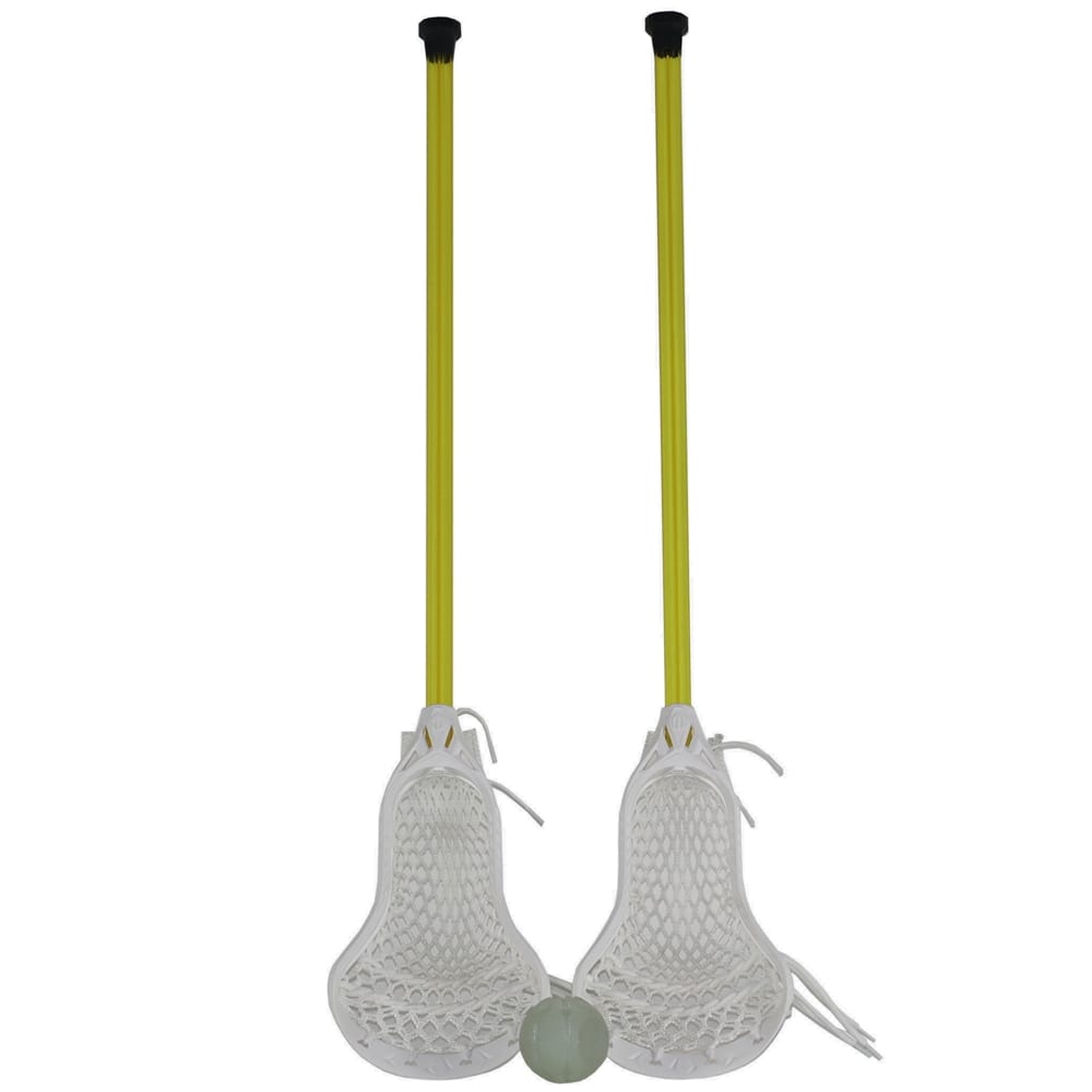 Wolf Athletics LED Mini Lacrosse Sticks Set 2 Sticks & 1 Ball