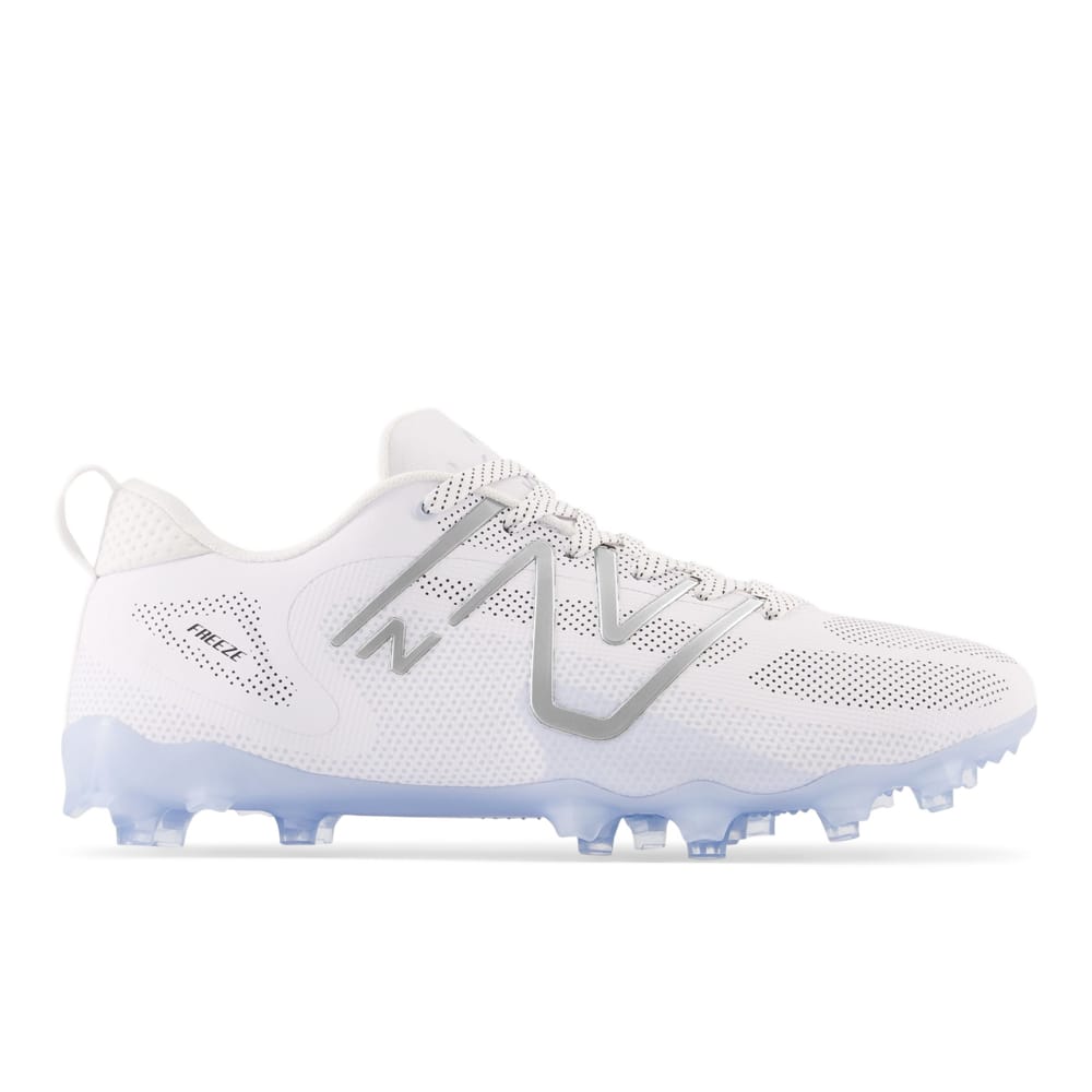 New Balance Freeze V4 Low White Lacrosse Cleats