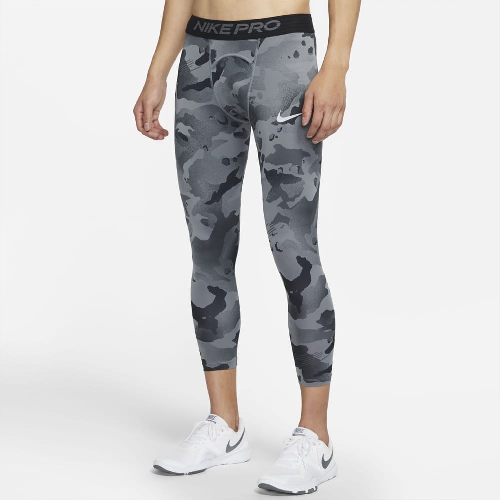 Nike 7/8 Camo Leggings in grey