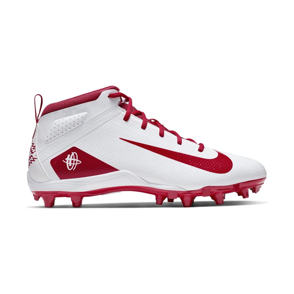 Nike Alpha Huarache 7 Varsity White Red Lacrosse Cleats