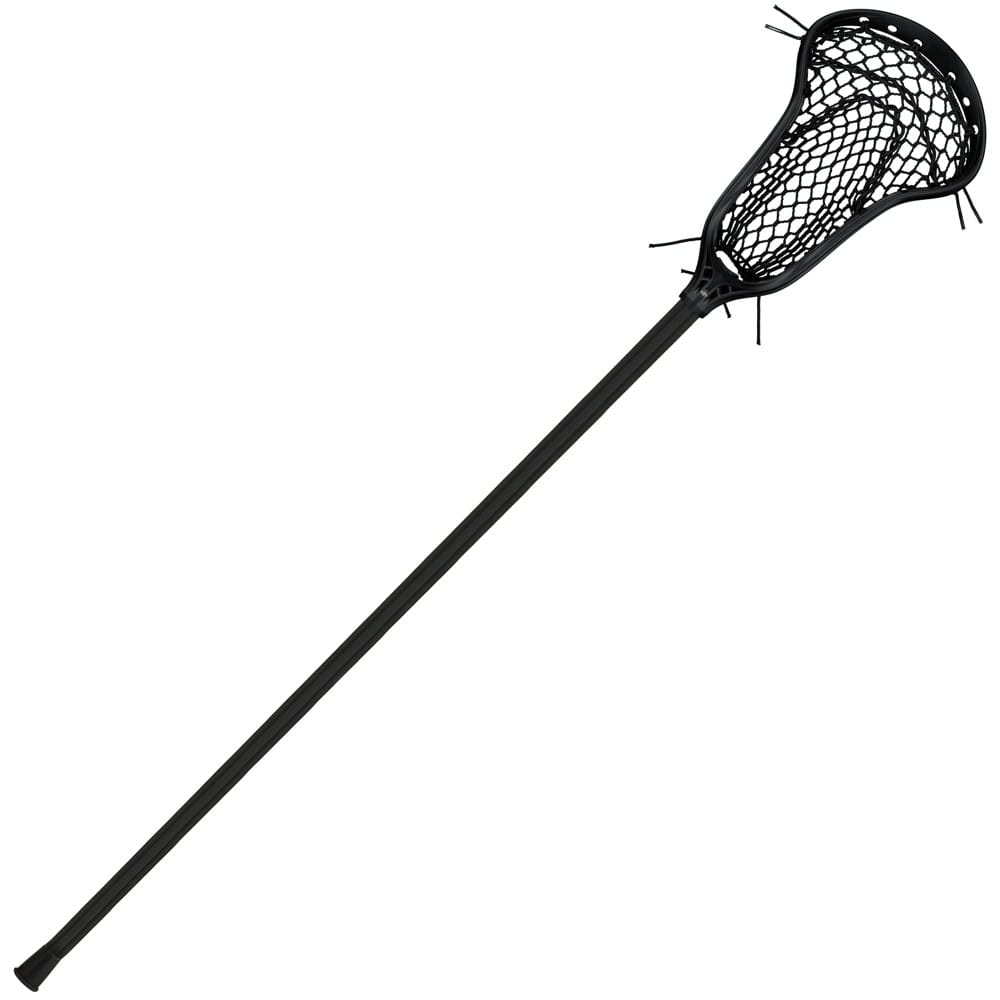 StringKing Intermediate Complete 2 Attack Lacrosse Stick - Black