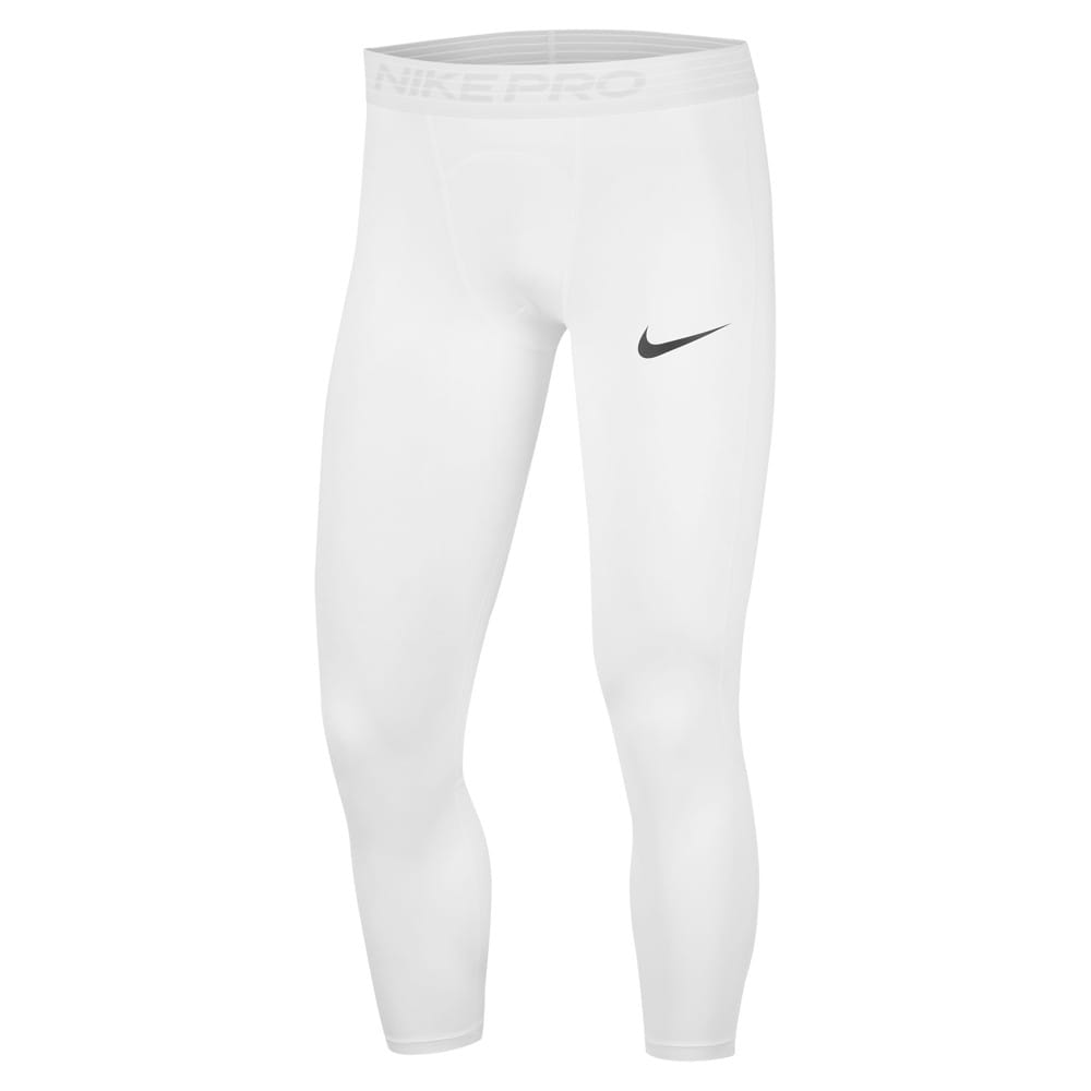  Nike Pro Tights 3/4 White/Black SM : Clothing, Shoes & Jewelry