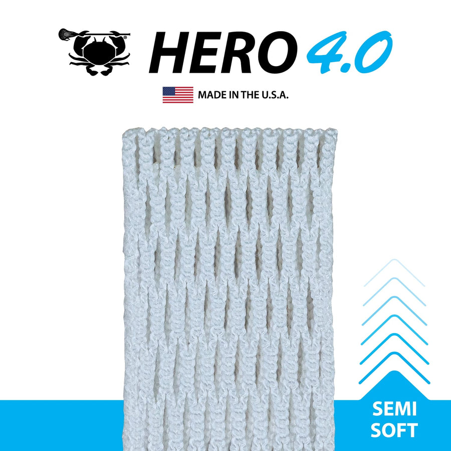 ECD Hero 4.0 Semi-Soft Lacrosse Mesh Stringing Piece