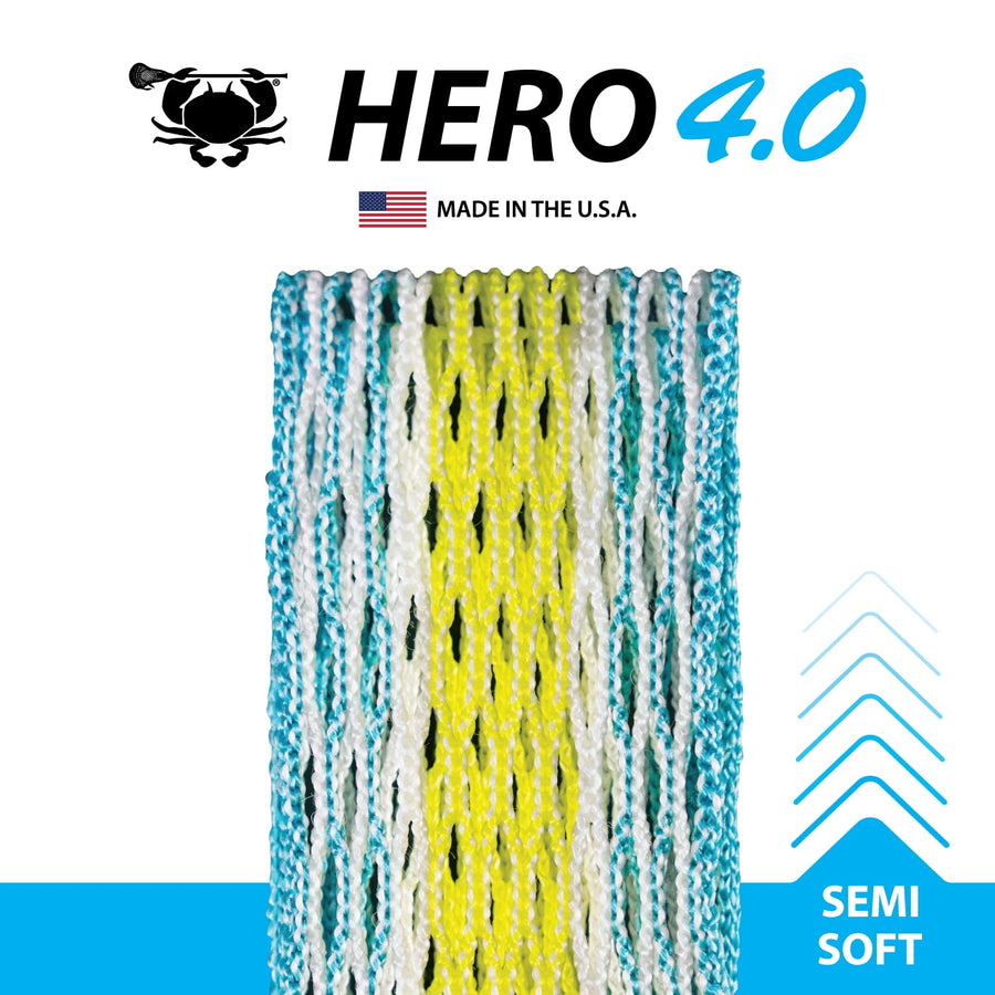 ECD Hero 4.0 Signature Fade LE Semi-Soft Lacrosse Mesh Stringing Piece