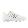 New Balance Burn X4 White Lacrosse Cleats