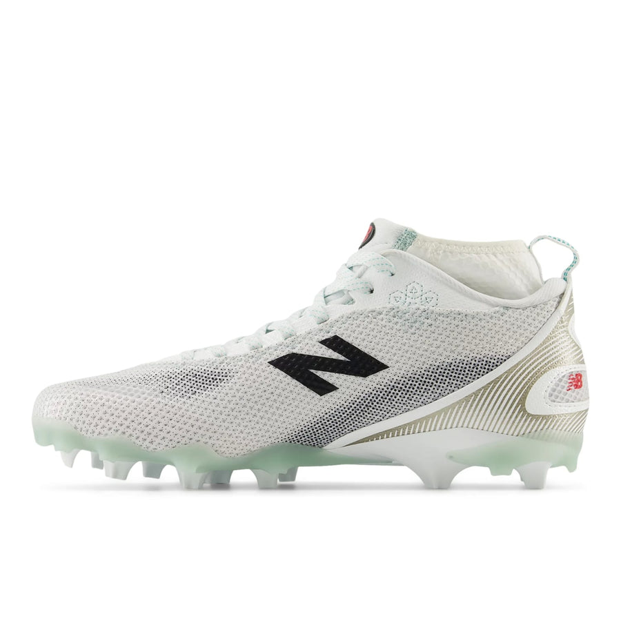 New Balance Freeze V5 White Lacrosse Cleats