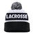 Nike Peak Stripe Black Lacrosse Beanie Hat | SportStop.com | Online Lacrosse Store