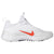 Nike Huarache 9 Elite Turf Lax White/Orange/Navy Blue Lacrosse Cleats