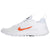 Nike Huarache 9 Elite Turf Lax White/Orange/Navy Blue Lacrosse Cleats