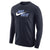 Nike Core Cotton Just Do It Navy Blue Long Sleeve Men's Lacrosse Shirt