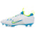 Nike Huarache 9 Elite Low Lax SE White/Blue/Volt Lacrosse Cleats