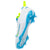 Nike Huarache 9 Elite Low Lax SE White/Blue/Volt Lacrosse Cleats