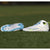 Nike Huarache 9 Elite Mid Lax SE White/Blue/Volt Lacrosse Cleats