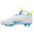 Nike Huarache 9 Elite Mid Lax SE White/Blue/Volt Lacrosse Cleats