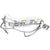 STX Focus Ti S + Titanium Women's Lacrosse Eye Mask Goggle