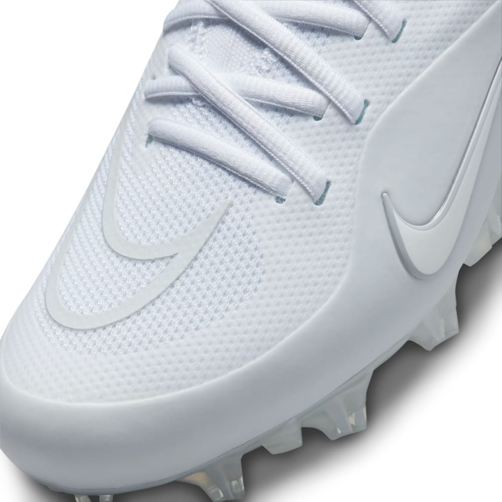 Nike Alpha Huarache 8 Elite White/Grey Lacrosse Cleats