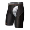 Shock Doctor Men's Black Compression Shorts with AirCore Cup