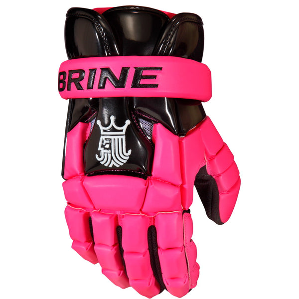 Brine King Superlight offers New School Retro Lacrosse Gloves Tan