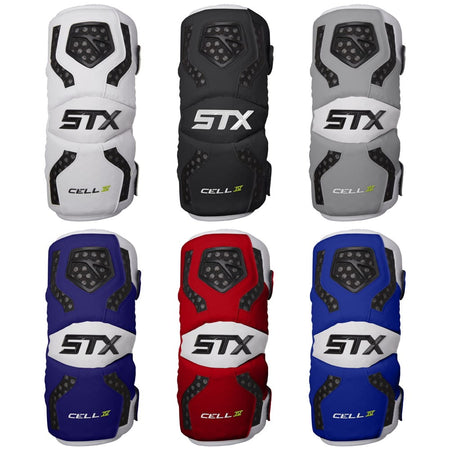 STX Cell V Lacrosse Elbow Pads Black / X-Large